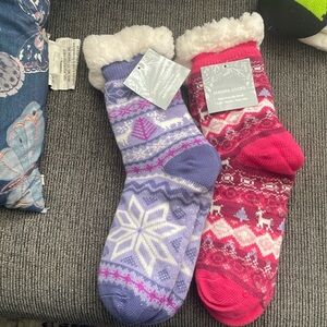 Brand new Sherpa lined socks